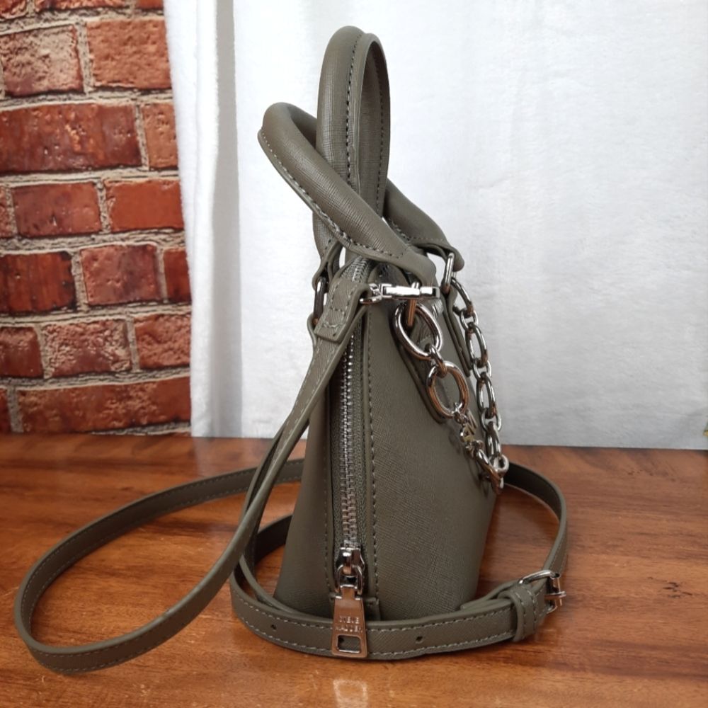 Steve Madden Green Satchel With Structured Shape … - image 5